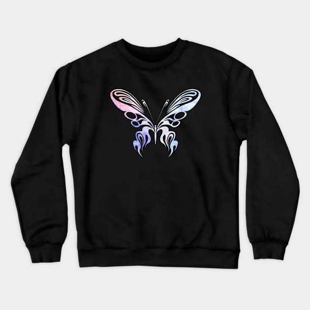 Watercolor Butterfly Insects Science Gift Crewneck Sweatshirt by twizzler3b